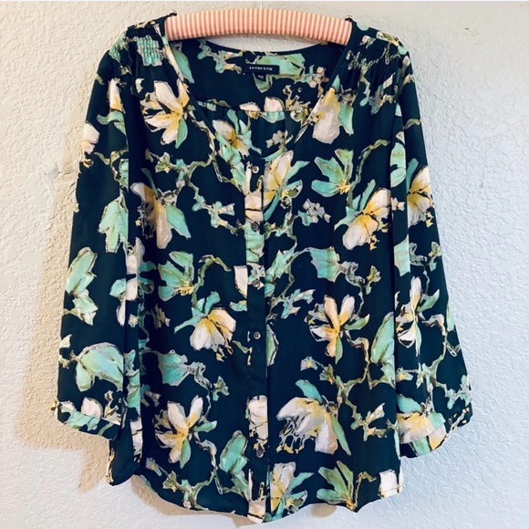 Lands' End Tops - Lands End Multicolor Print Blouse Size 16W